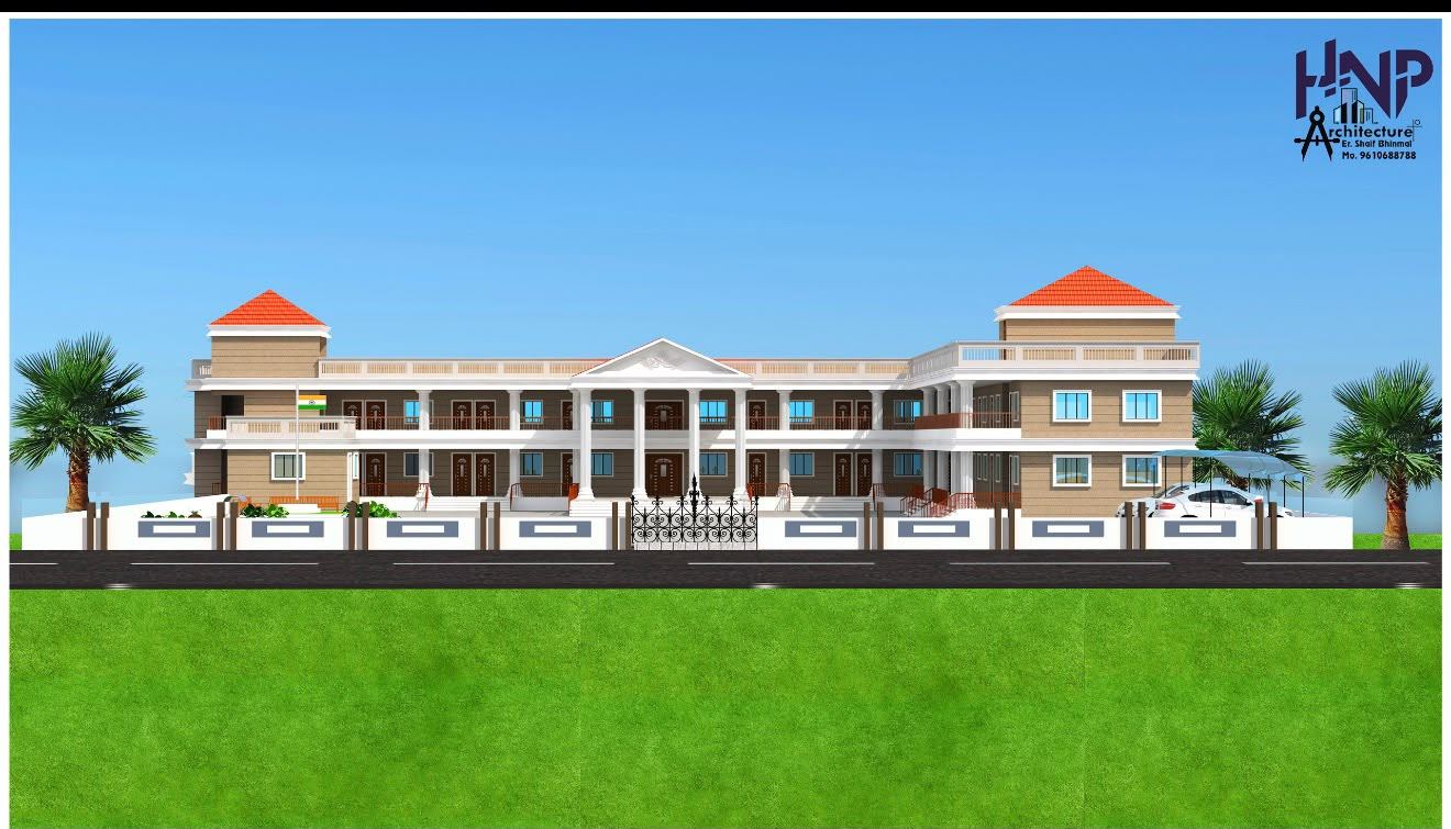 विद्यालय भवन का प्रस्तावित डिज़ाइन